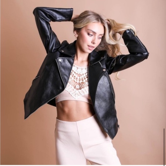 LAST 1 XS/S PINK New Edgy Chic Crochet High Neck Bralette - Picture 7 of 7